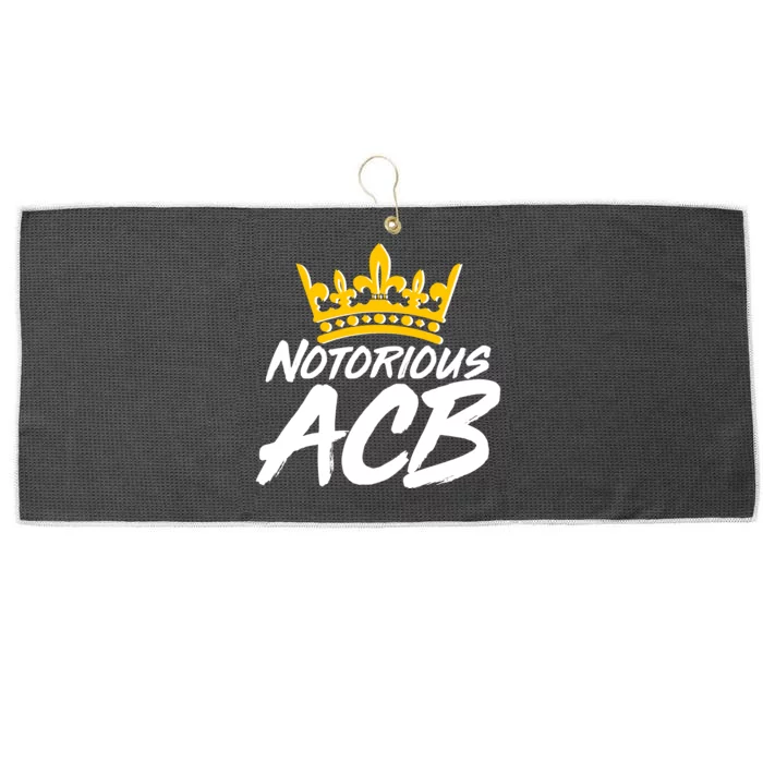 Notorious ACB Crown Amy Coney Barrett Large Microfiber Waffle Golf Towel