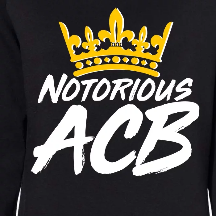 Notorious ACB Crown Amy Coney Barrett Womens California Wash Sweatshirt