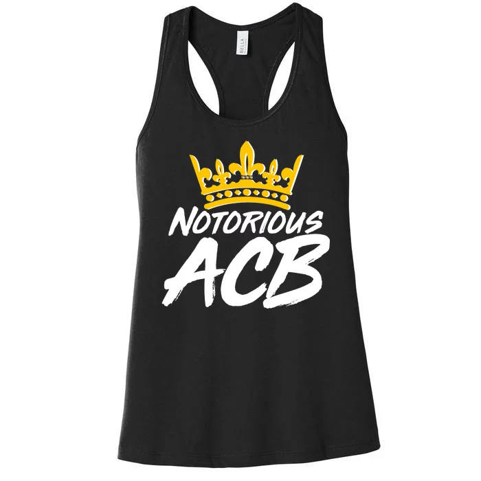 Notorious ACB Crown Amy Coney Barrett Women's Racerback Tank