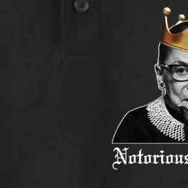 Notorious R.B.G. Ruther Bader Ginsburg Dry Zone Grid Performance Polo