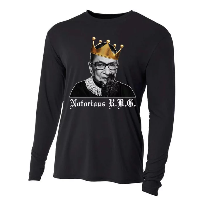 Notorious R.B.G. Ruther Bader Ginsburg Cooling Performance Long Sleeve Crew