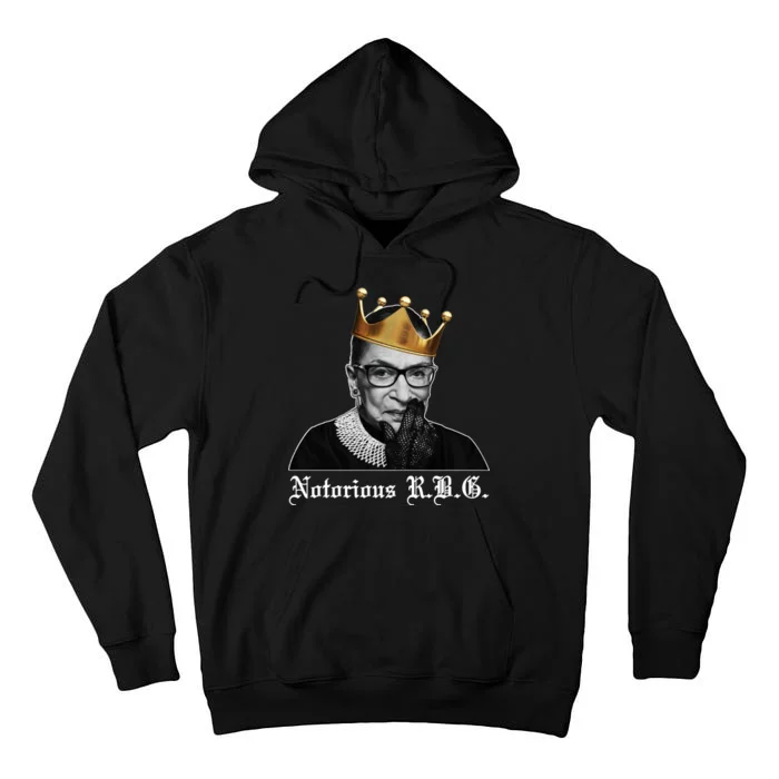 Notorious R.B.G. Ruther Bader Ginsburg Tall Hoodie