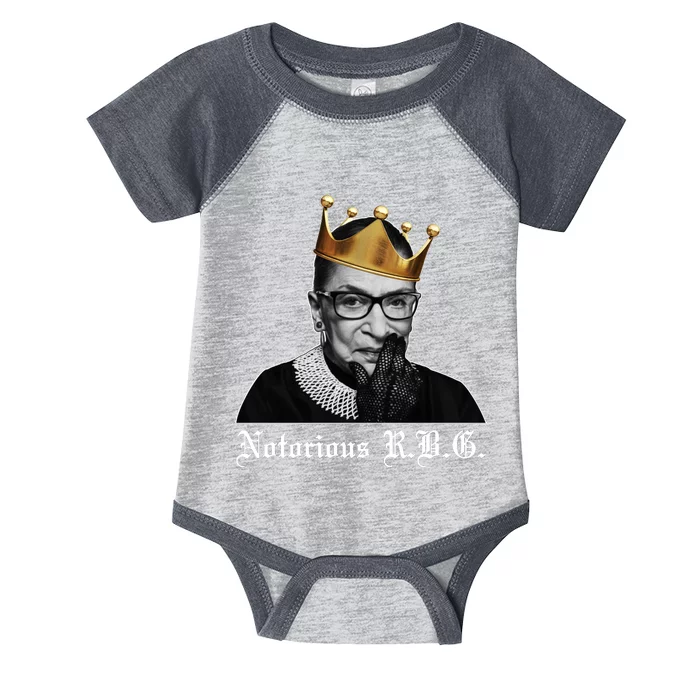 Notorious R.B.G. Ruther Bader Ginsburg Infant Baby Jersey Bodysuit