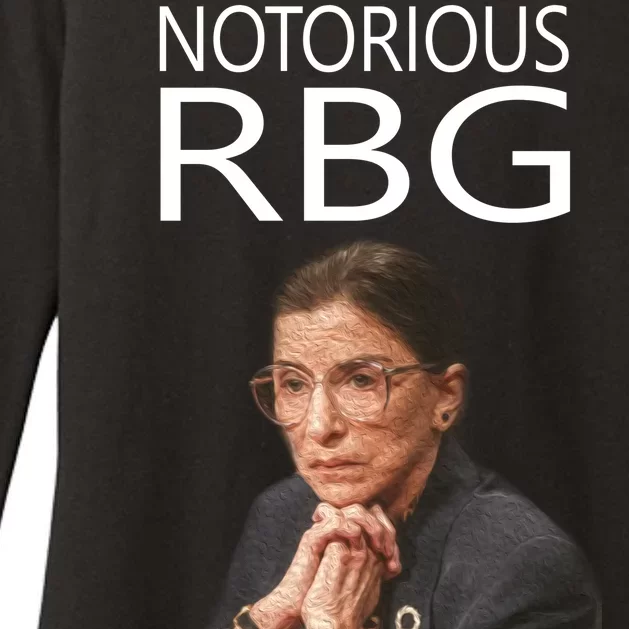 Notorious RBG Womens CVC Long Sleeve Shirt