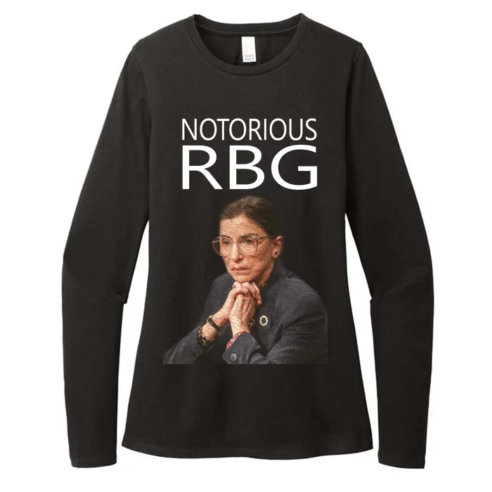 Notorious RBG Womens CVC Long Sleeve Shirt