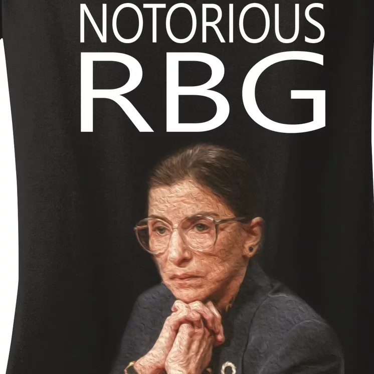 Notorious RBG Women's V-Neck T-Shirt