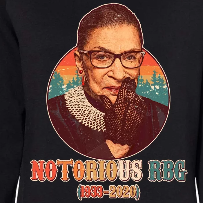 Notorious RBG 1933-2020 Ruth Bader Ginsburg Tribute Womens California Wash Sweatshirt