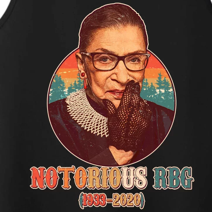 Notorious RBG 1933-2020 Ruth Bader Ginsburg Tribute Performance Tank