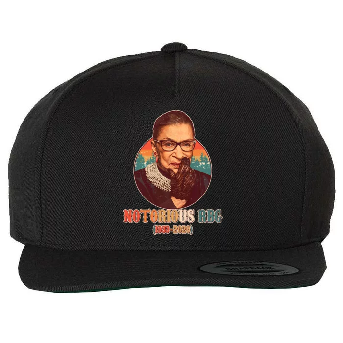 Notorious RBG 1933-2020 Ruth Bader Ginsburg Tribute Wool Snapback Cap