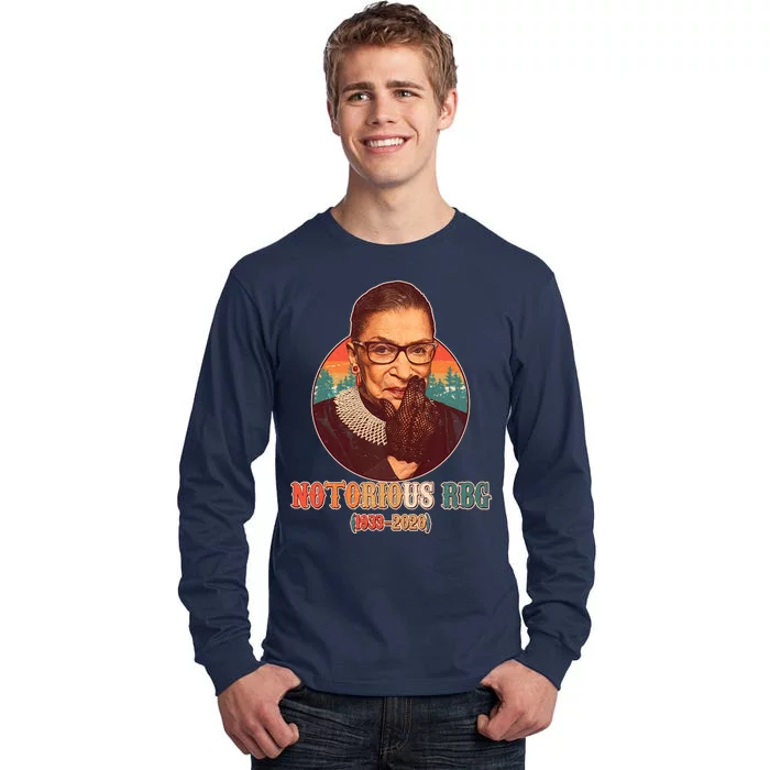 Notorious RBG 1933-2020 Ruth Bader Ginsburg Tribute Tall Long Sleeve T-Shirt