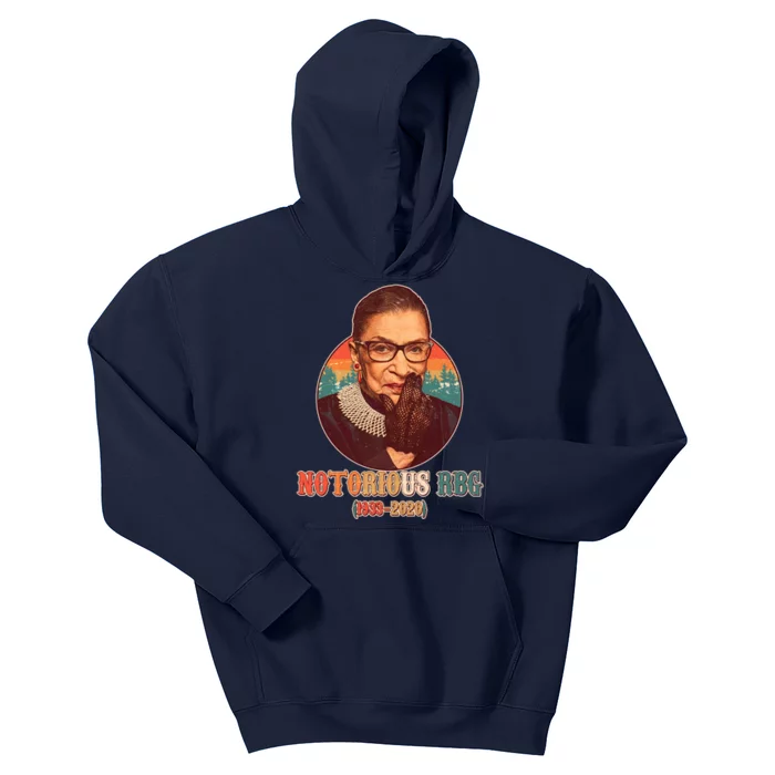 Notorious RBG 1933-2020 Ruth Bader Ginsburg Tribute Kids Hoodie