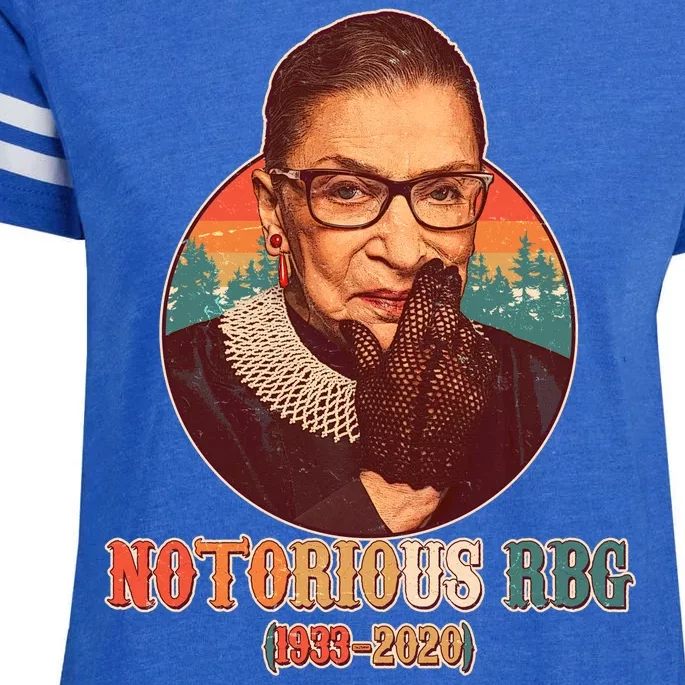 Notorious RBG 1933-2020 Ruth Bader Ginsburg Tribute Enza Ladies Jersey Football T-Shirt