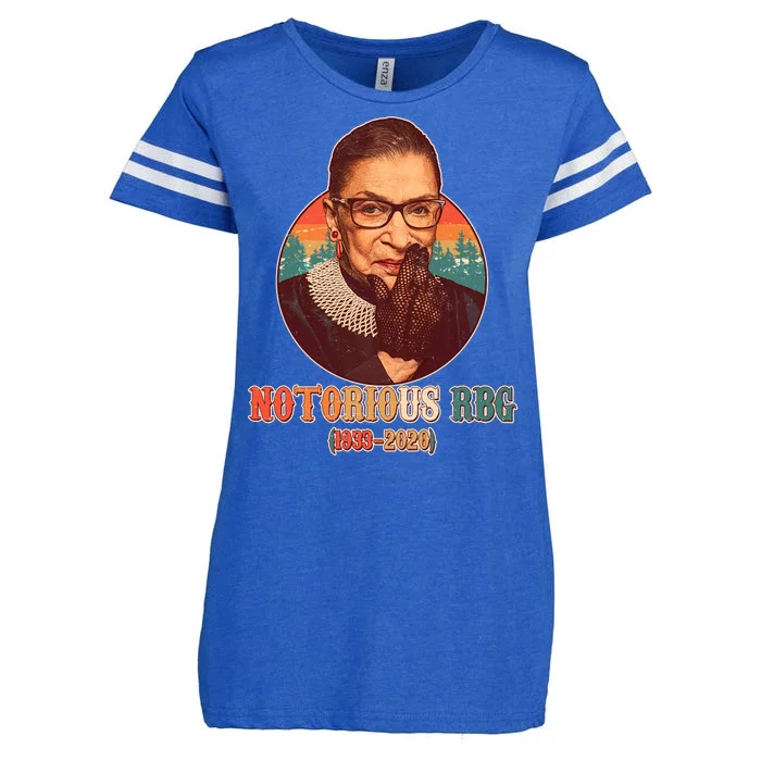 Notorious RBG 1933-2020 Ruth Bader Ginsburg Tribute Enza Ladies Jersey Football T-Shirt