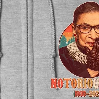 Notorious RBG 1933-2020 Ruth Bader Ginsburg Tribute Full Zip Hoodie