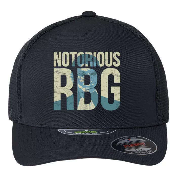 Notorious RBG Blue Logo Flexfit Unipanel Trucker Cap