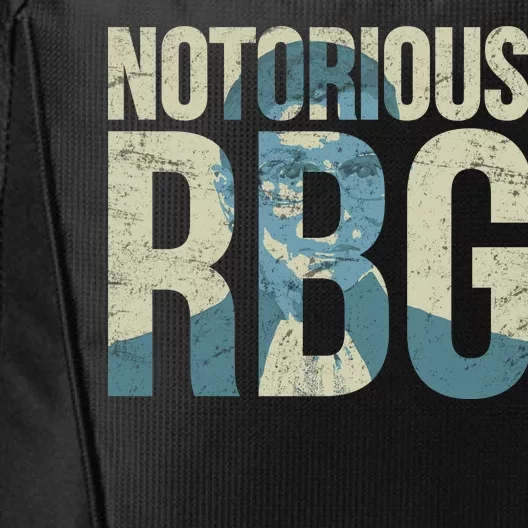 Notorious RBG Blue Logo City Backpack