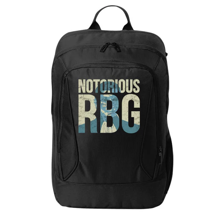 Notorious RBG Blue Logo City Backpack