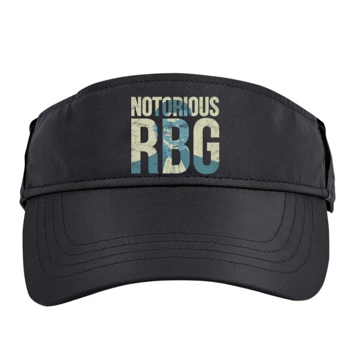 Notorious RBG Blue Logo Adult Drive Performance Visor