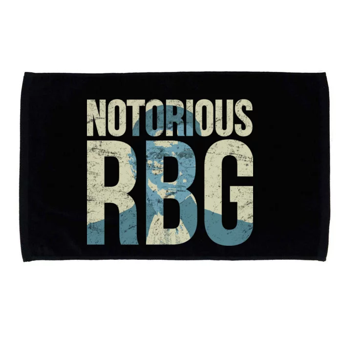 Notorious RBG Blue Logo Microfiber Hand Towel