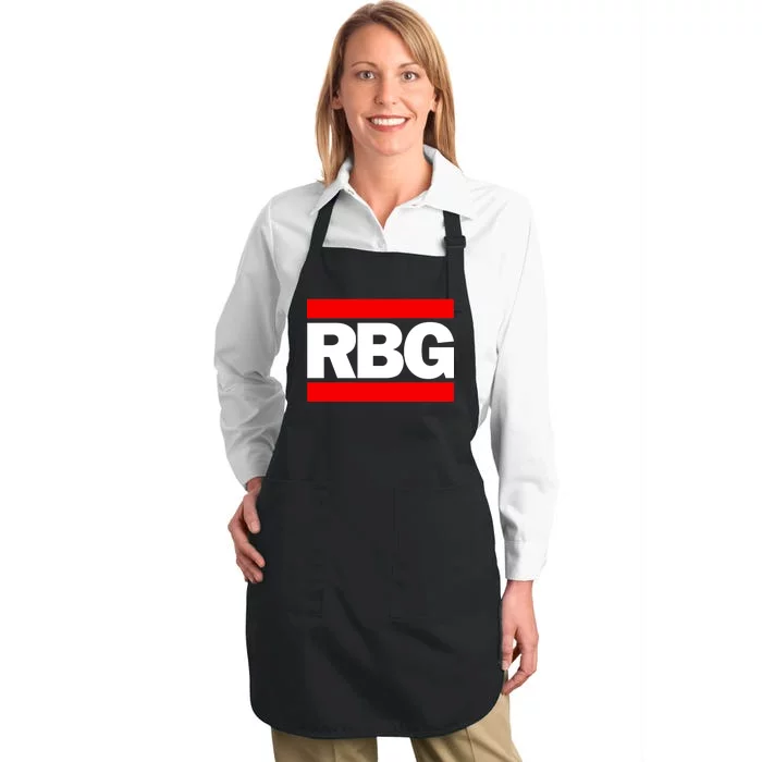 Notorious RBG Box Logo Full-Length Apron With Pocket