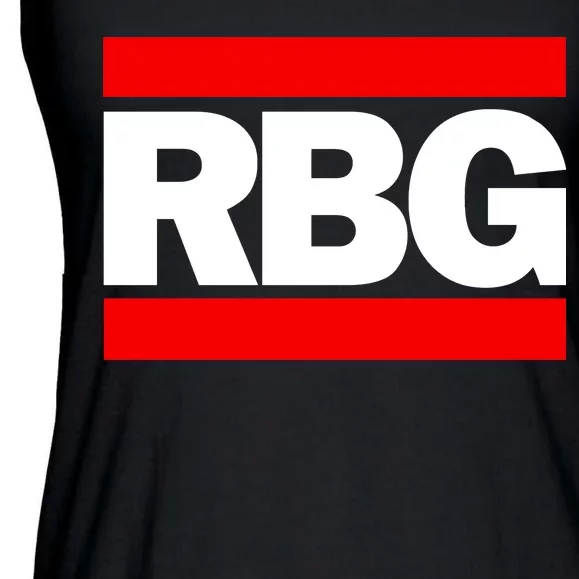 Notorious RBG Box Logo Ladies Essential Flowy Tank