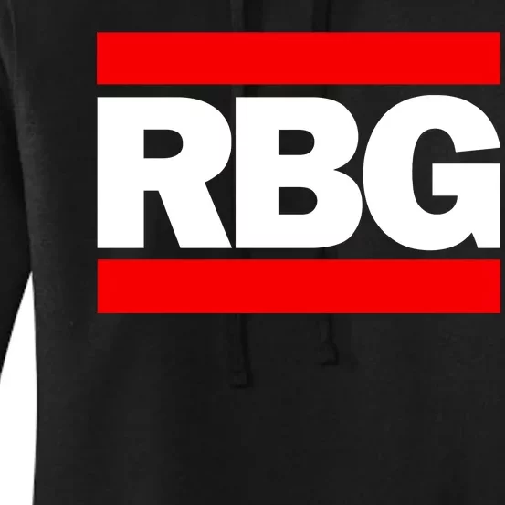 Notorious RBG Box Logo Women's Pullover Hoodie