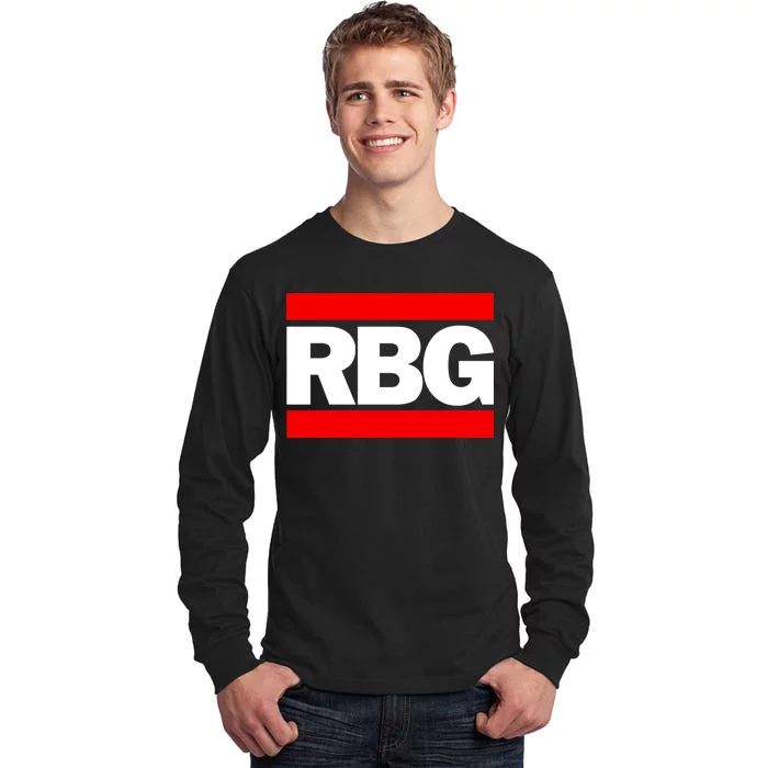 Notorious RBG Box Logo Tall Long Sleeve T-Shirt