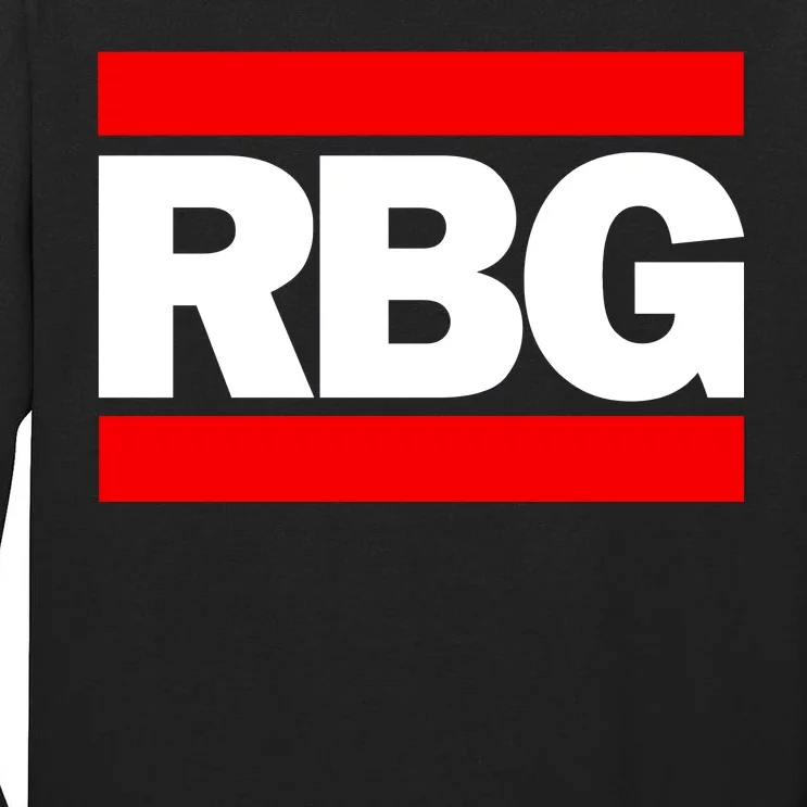 Notorious RBG Box Logo Tall Long Sleeve T-Shirt