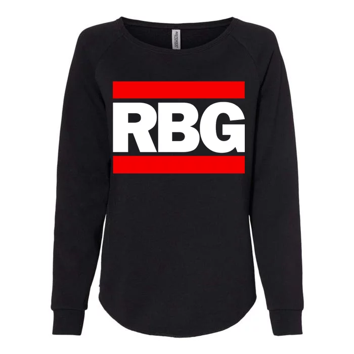 Notorious RBG Box Logo Womens California Wash Sweatshirt