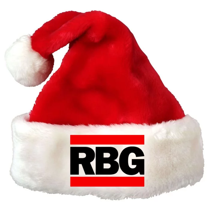 Notorious RBG Box Logo Premium Christmas Santa Hat