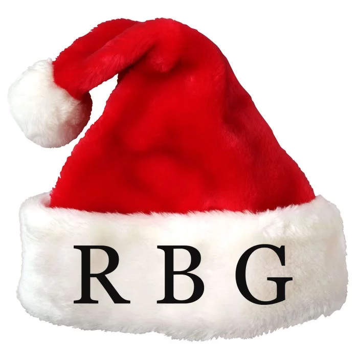 Notorious RBG Classic Logo Premium Christmas Santa Hat