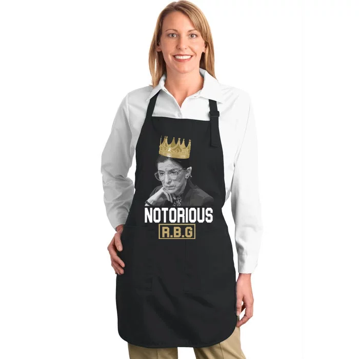 Notorious RBG Classic Ruth Crown Full-Length Apron With Pocket