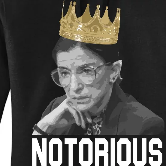 Notorious RBG Classic Ruth Crown Women's Pullover Hoodie