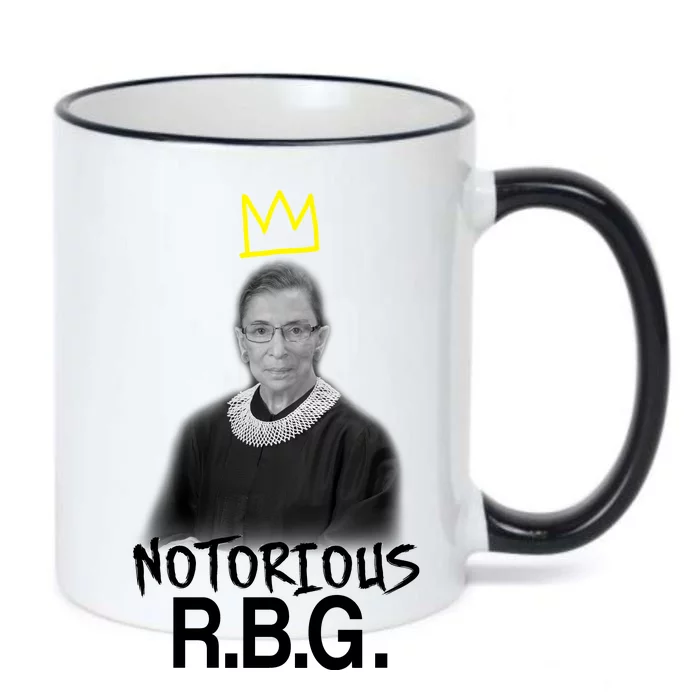 Notorious RBG Crown Ruth Bader Ginsburg Black Color Changing Mug