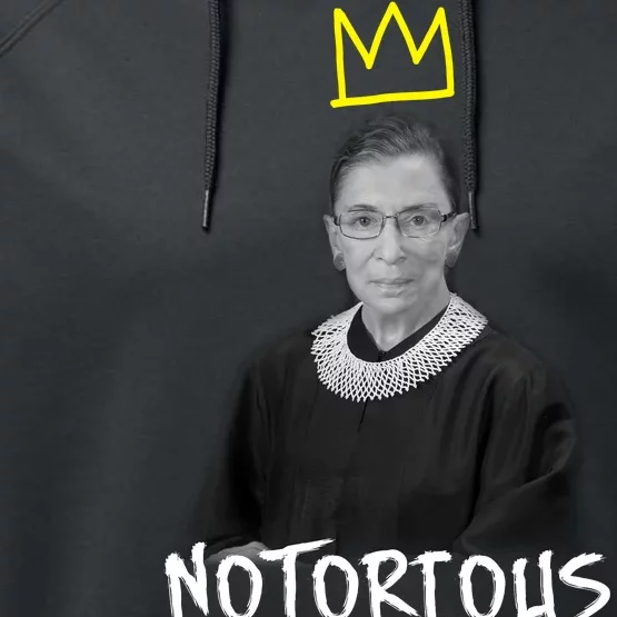 Notorious RBG Crown Ruth Bader Ginsburg Performance Fleece Hoodie