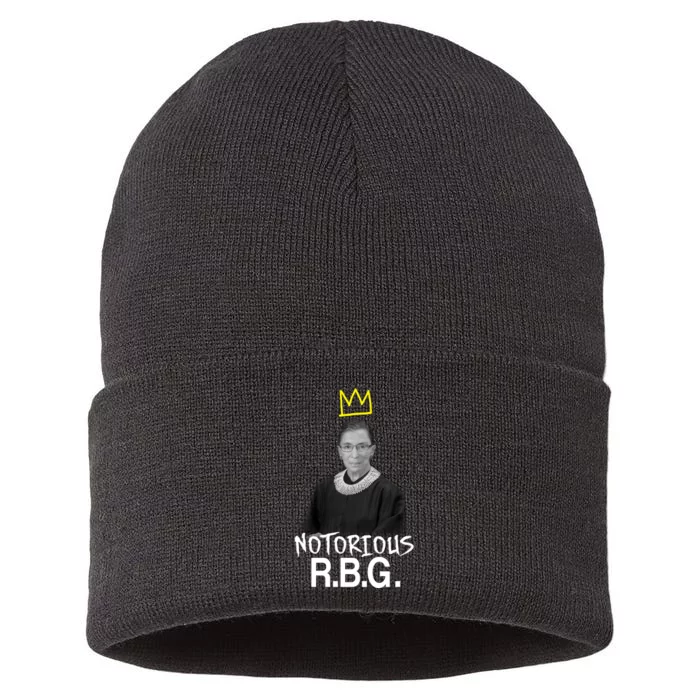 Notorious RBG Crown Ruth Bader Ginsburg Sustainable Knit Beanie