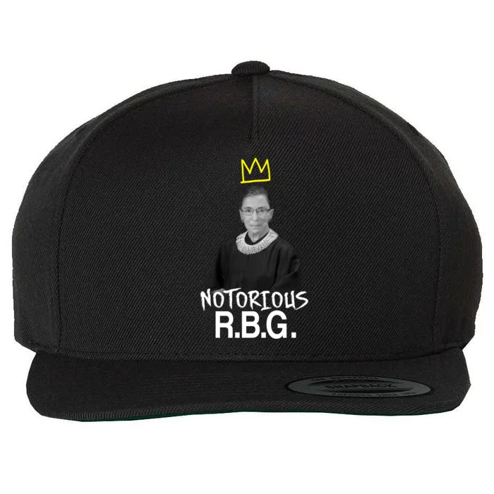 Notorious RBG Crown Ruth Bader Ginsburg Wool Snapback Cap