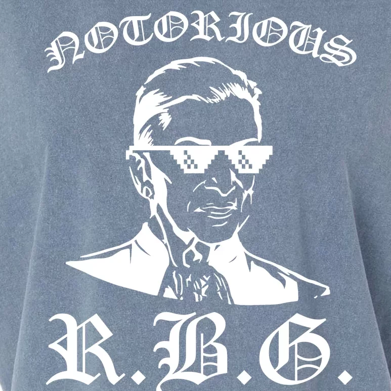 Notorious RBG Gangster Sunglasses Garment-Dyed Women's Muscle Tee