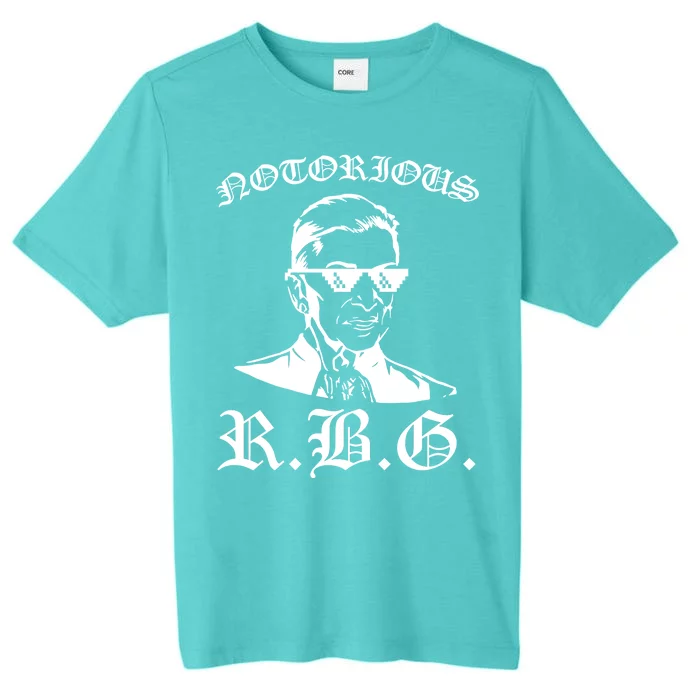 Notorious RBG Gangster Sunglasses ChromaSoft Performance T-Shirt