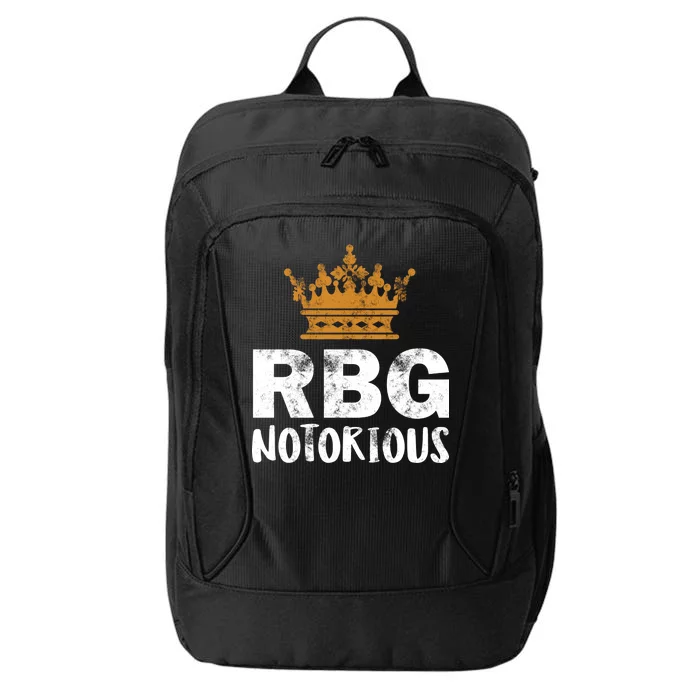 Notorious RBG Ginsburg Vintage Crown City Backpack