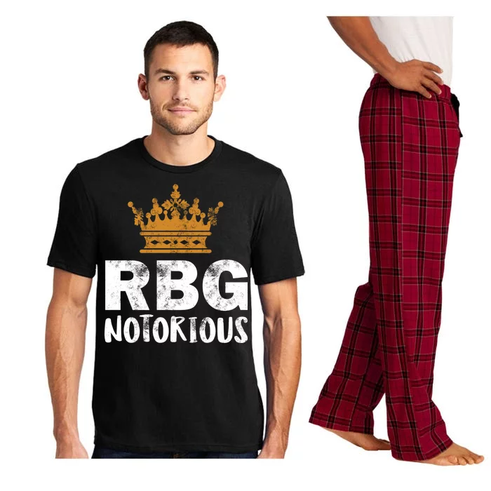 Notorious RBG Ginsburg Vintage Crown Pajama Set