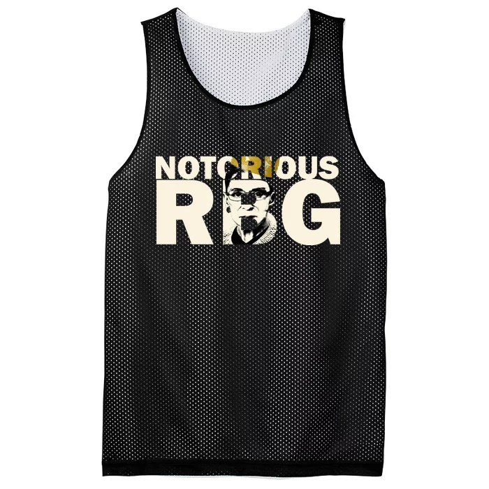 Notorious RBG Imprint Logo Mesh Reversible Basketball Jersey Tank