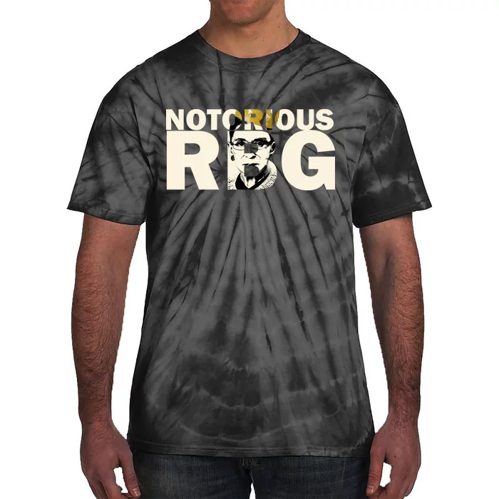 Notorious RBG Imprint Logo Tie-Dye T-Shirt