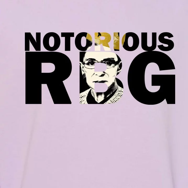 Notorious RBG Imprint Logo Garment-Dyed Sweatshirt