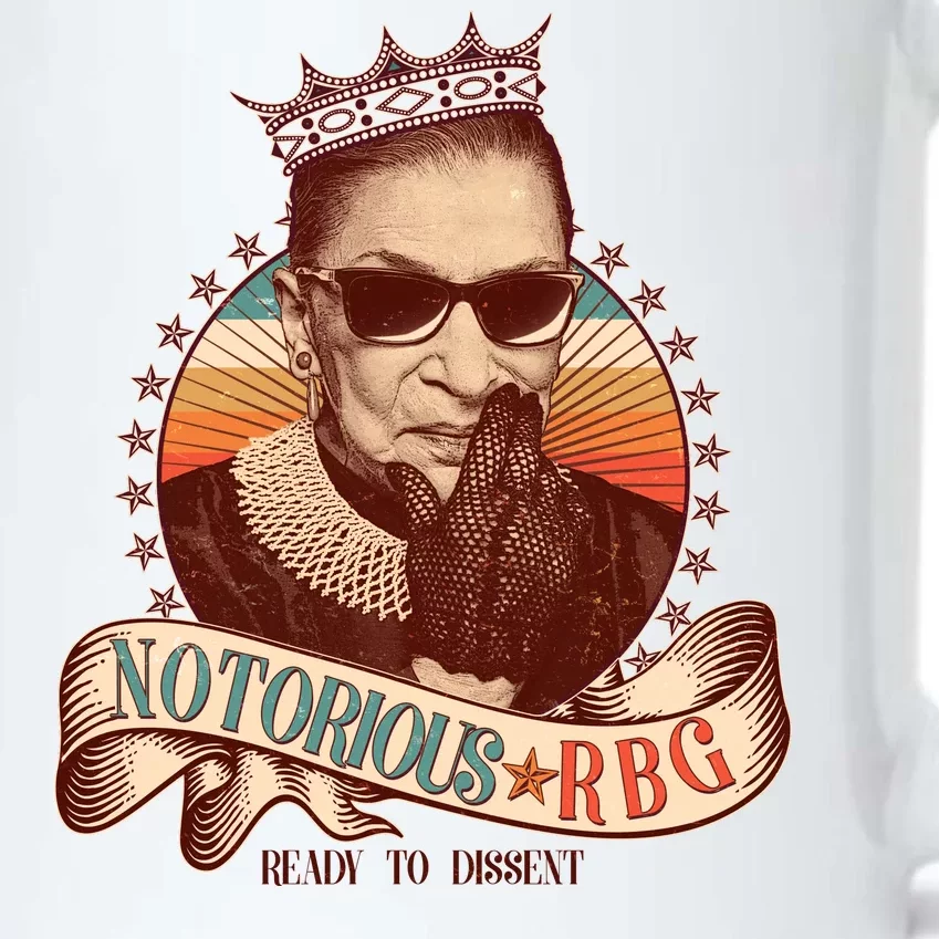 Notorious RBG Ready To Dissent Ruth Bader Ginsburg Black Color Changing Mug