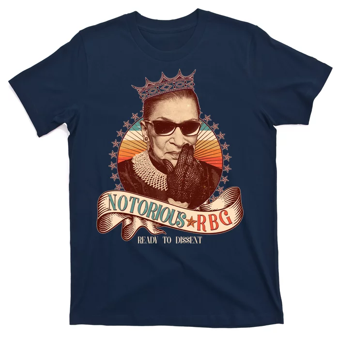 Notorious RBG Ready To Dissent Ruth Bader Ginsburg T-Shirt