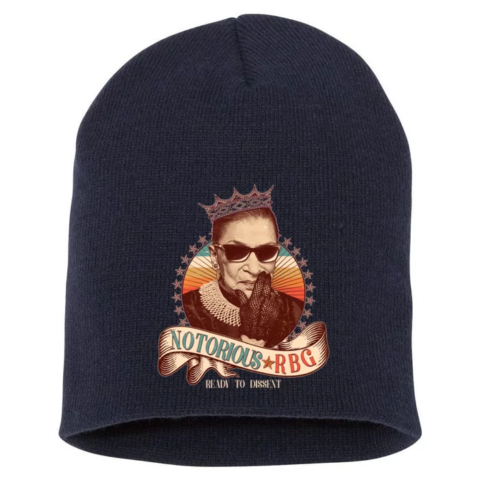 Notorious RBG Ready To Dissent Ruth Bader Ginsburg Short Acrylic Beanie