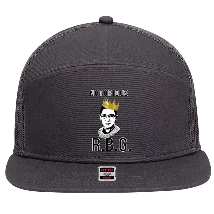 Notorious RBG Ruth Bader Ginsburg 7 Panel Mesh Trucker Snapback Hat