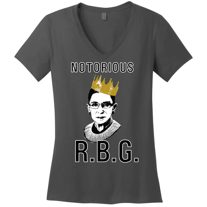 Notorious RBG Ruth Bader Ginsburg Women's V-Neck T-Shirt