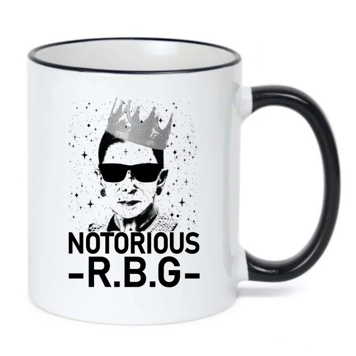 Notorious RBG Ruth Bader Ginsburg Gangster Black Color Changing Mug